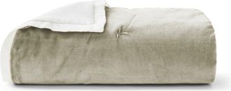 Christy Eltham Luxury Velvet Cotton Bedrunner in Sand at Nordstrom