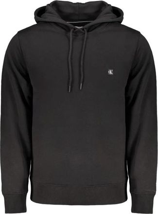 Calvin Klein Katoenen Sweater - Heren - Hoodies - Zwart - 2XL - Katoen - Hoodies & sweatvesten