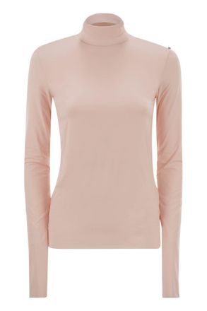 Sportmax Stone - Jersey Turtleneck Jumper