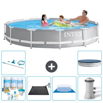 Intex Piscina Prism Frame Redonda - 366x76 Cm - 7-piezas S20517