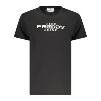 Freddy T-Shirts, female, Black, Size: XL Short-sleeved T-shirt
