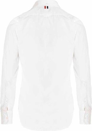 Thom Browne Solid Poplin Shirt - White