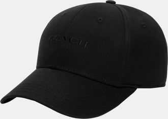Coach Mens Embroidered Baseball Hat - Black - Size X-Small/Small