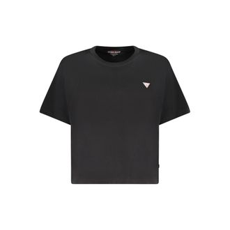 Guess Zwarte Katoenen Dames T-Shirt