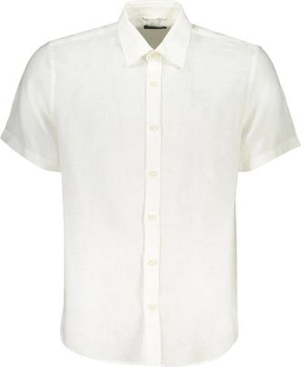North Sails Hombre, Camisas, Blanco, Talla: S
