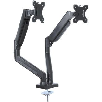 Art Art Um116 Soporte De Escritorio Negro Para 2 Monitores
