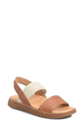 B&oslash;rn Amabel Sandal in Brown Leather at Nordstrom, Size 10
