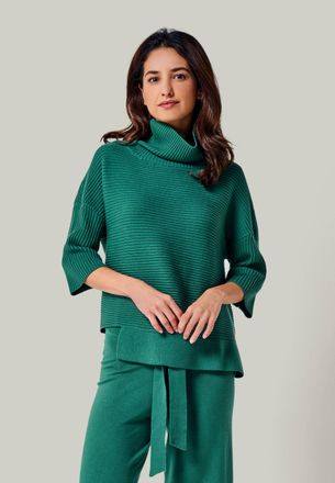 You Look Perfect PULLOVER BAILEY - Asymmetrischer Merino Rollkragenpullover