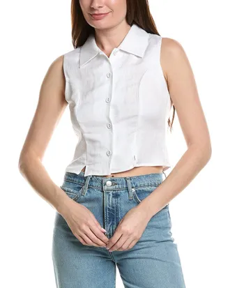 Rolla's Nina Linen-Blend Top