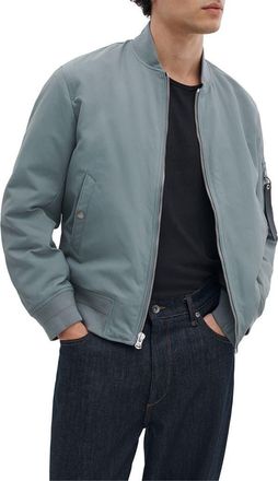 Rag & Bone Manston Nylon Bomber Jacket in Grey Mist at Nordstrom, Size X-Large