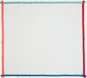 Loro Piana Soffio Rain Cashmere/Silk Scarf, White