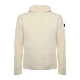 Moncler Heren, Sweatshirts & Hoodies, Beige, Maat: XS Wol