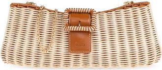 Rodo Clutches, female, Beige, Size: ONE SIZE The Logo Clutch