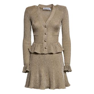 Self Portrait Dames, Jurken, Geel, Maat: M