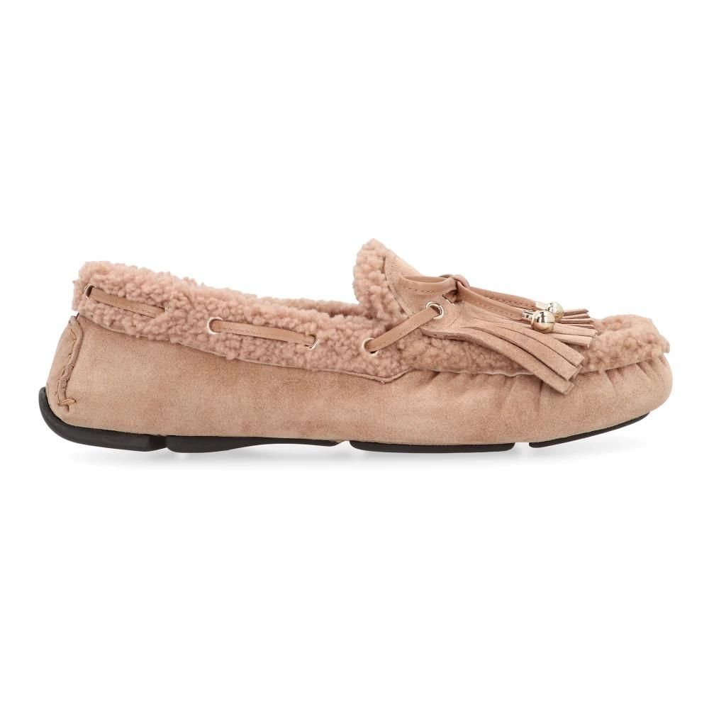 Mocassini Invernali Da Donna Con Fodera In Pelliccia Sintetica – Stivaletti Antiscivolo Con Punta Tonda E Plateau, Casual Per Interni Ed Esterni – Colori Bianco, Beige, Nero, Marrone, Grigio