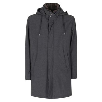 Herno Heren, Mantels, Grijs, Maat: 2XL