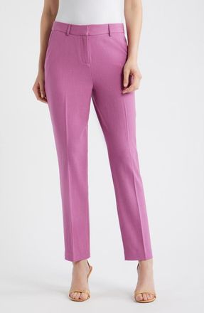 Tahari by ASL Classic Tapered Pants in Rosette at Nordstrom, Size 14