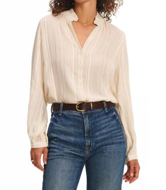 Velvet Cynthia Top In Cream