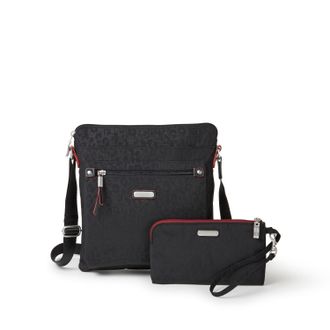 Baggallini Go Bagg Crossbody Bag with RFID Wristlet