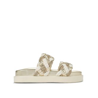 Carvela Womens Maiella Flatform Sandals - Gold - Size UK 9