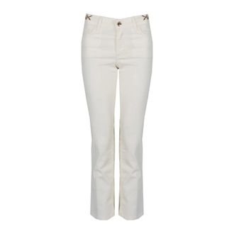 Liu Jo Dames, Broeken, Wit, Maat: W27