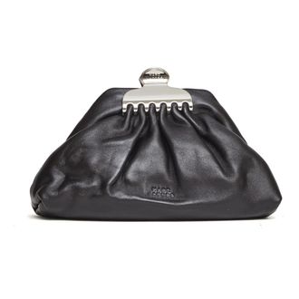 Marc Jacobs Clutches, female, Black, Size: ONE SIZE Small Claw Clip Clutch