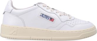 Autry Minimalist Low-Cut Sneakers with Perforated Design