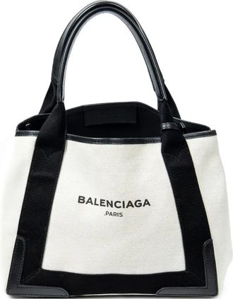Balenciaga Borsa tote Cabas piccola - Bianco