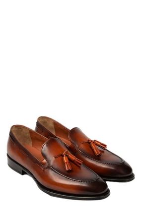 Anthony Veer Camden Tassel Loafer in Amber Cognac Tan at Nordstrom, Size 11.5