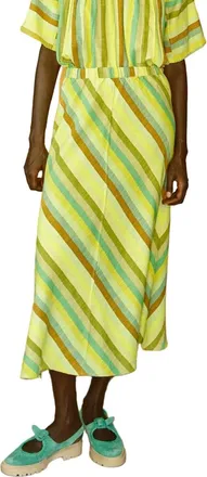 Ace & Jig Tess Bias Slip Skirt in Wave at Nordstrom, Size X-Large