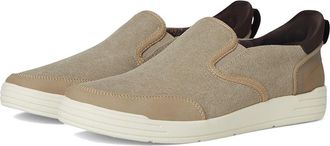 Nunn Bush Kore City Walk Canvas EZ Moc Toe Slip-On Sneakers Easy On and Easy Mens Lace-up Boots Stone : 10.5 W (EE)