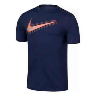 Nike As Mens Nike Sportswear Tee Swoosh 12 Month Causual Sports Ventilate Logo Male Green DB6471-410