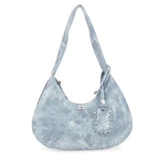 Ganni Medium Bleached Hobo Bag