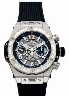 Hublot Big Bang Unico Diamond Titanium Automatic Skeletal Dial Mens Watch 411.NX.1170.RX.1904