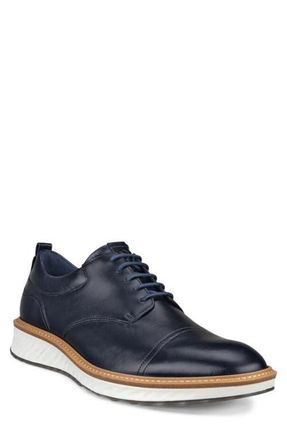 Ecco ST.1 Hybrid Cap Toe Derby in Marine at Nordstrom, Size 7-7.5Us