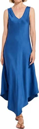Lyss&eacute; Sakura Bias Handkerchief Dress In Palermo Blue
