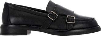 Bruno Premi buckled monk shoes - Black