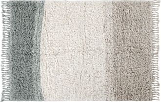 Lorena Canals Into the Blue Washable Wool Rug in Smoke Blue at Nordstrom, Size 79X118