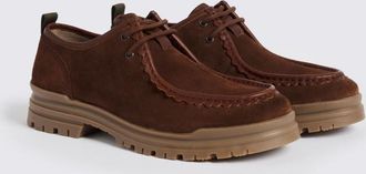 Moss Hackney Copper Moc Toe Shoes