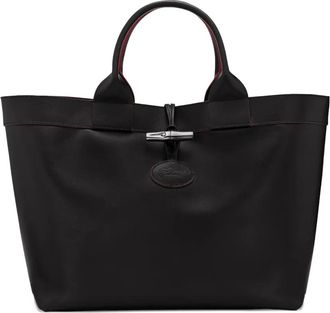 Longchamp Borsa tote Le Roseau - Nero