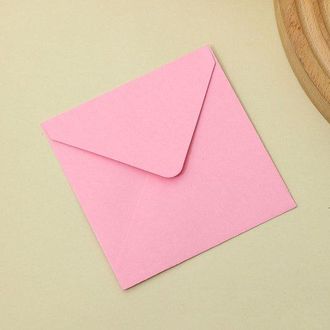 OEM Paquete De 50 Sobres Cuadrados De Colores, Dise&ntilde;o Sencillo, Sobres Multiusos, Papeler&iacute;a Creativa, Azul Real Claro, 12,5 X 12,5 Cm