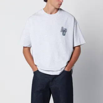 A.P.C. Bruno grey chin&eacute; cotton T-shirt