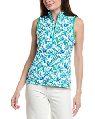 Tommy Bahama Aubrey Seaside Brights Mock Polo Shirt