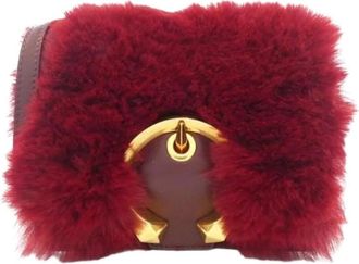 Jimmy Choo London Pre-owned Mini Bags, female, Red, Size: ONE SIZE Pre-owned Leather Shoulder Bag