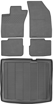 OEM Juego De Alfombrillas De Goma Para Coche Y Alfombrilla Para Maletero Para Fiat Tipo Hatchback A Partir De 2016