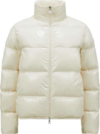 Moncler Moncler Abbadia Short Down Jacket, Women, White, Size: 0