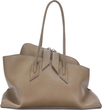 The Attico Borsa tote La Passeggiata media - Marrone