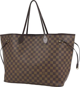 Louis Vuitton Brown Damier Canvas Shoulder Bag Tote Bag (Pre-Owned)