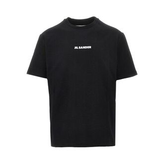 Jil Sander Logo print cotton T-shirt Man XXL
