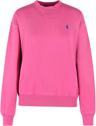 Polo Ralph Lauren Sudadera de mezcla de algod&oacute;n fucsia de Polo Ralph Lauren